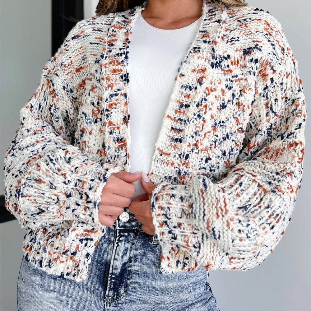 Altar'd State Multicolor Knit Cardigan